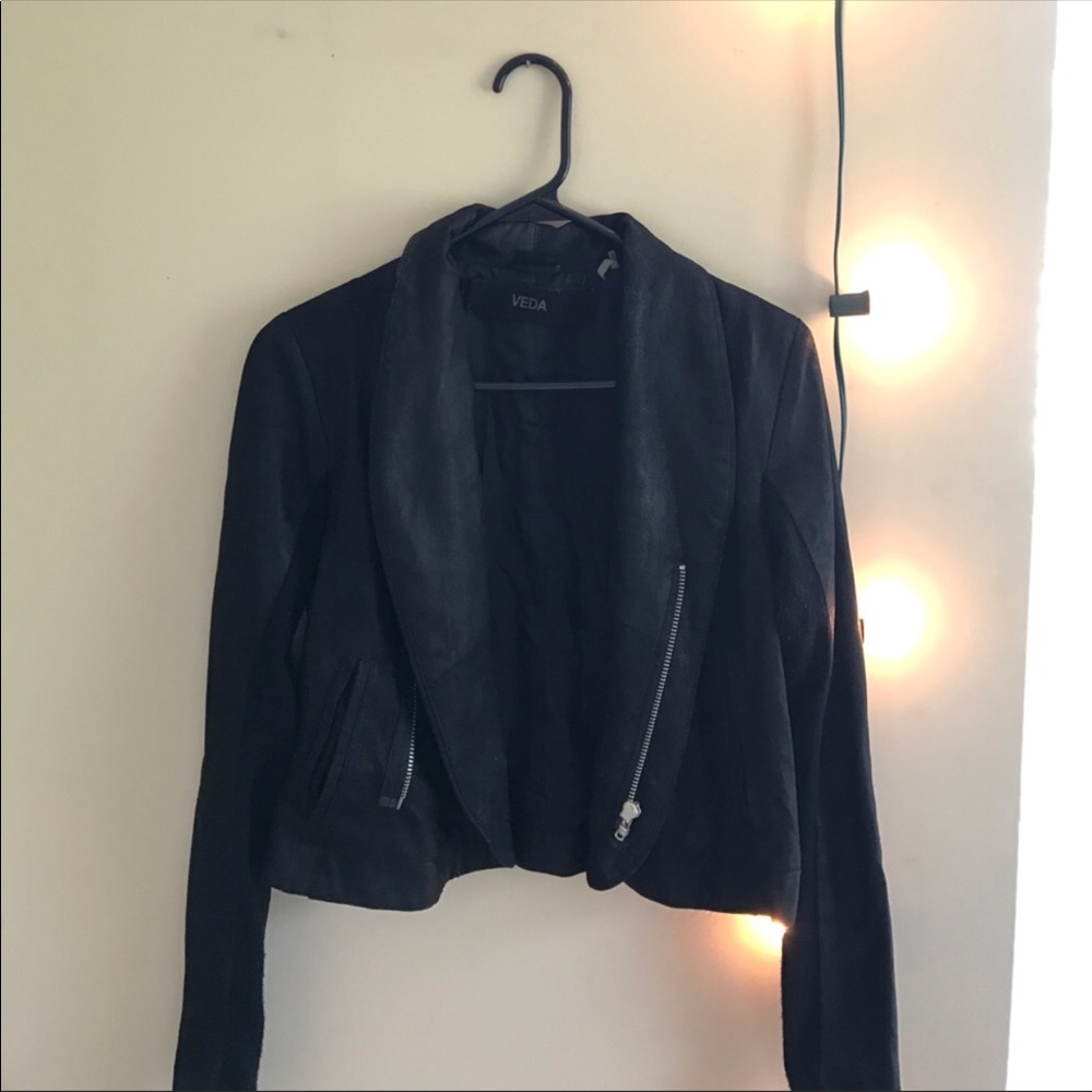 Veda 100% leather jacket for @amberl174zce